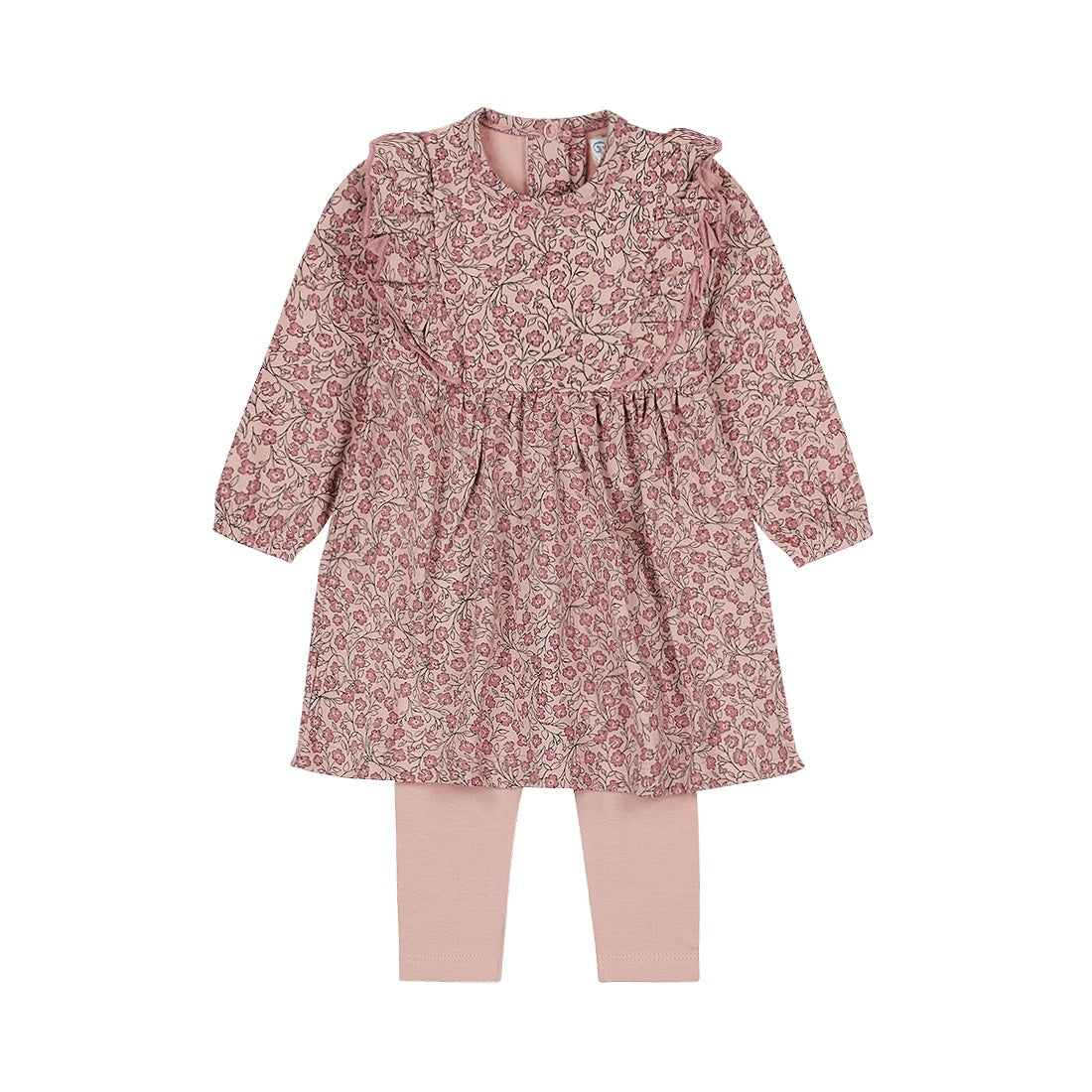 Dirkje Baby Girls Dress and Leggings 3 Piece Set