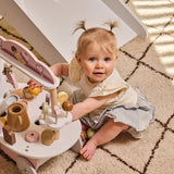 Dirkje Baby Girls Ruffle Dress & Headband Set