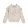 Dirkje Baby Girls Dropped Shoulder Ruffle Sweater