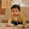 Dirkje Baby Boys Three-Tone Block Crew Sweater