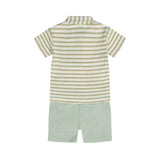 Dirkje Baby Boys Polo & Shorts Set