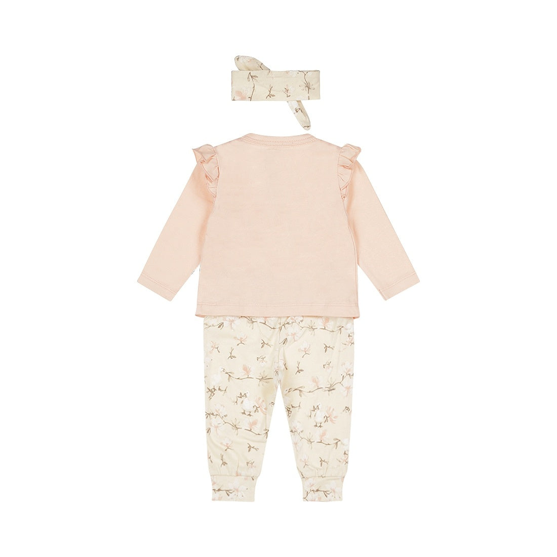 Dirkje Baby Girls Long Sleeve Top and Pants 3 Piece Set