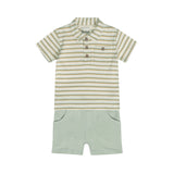 Dirkje Baby Boys Polo & Shorts Set