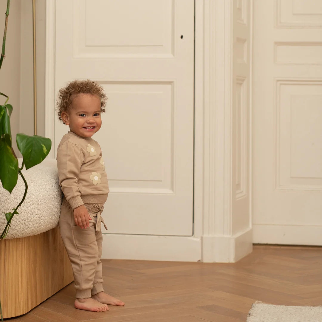 Dirkje Baby Girls Elastic Waist Joggers