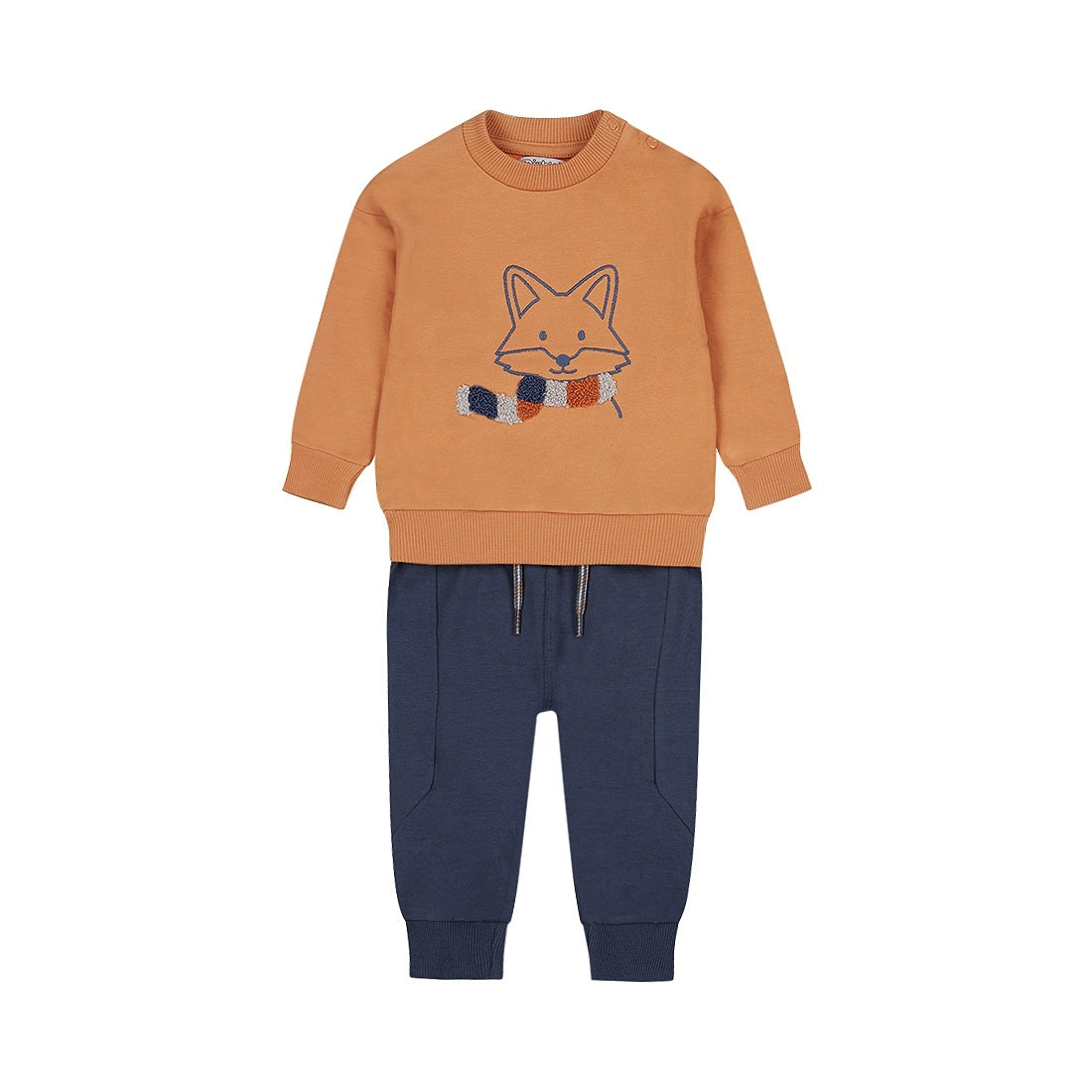 Dirkje Baby Boys Long Sleeve Shirt and Pants 2 Piece Set