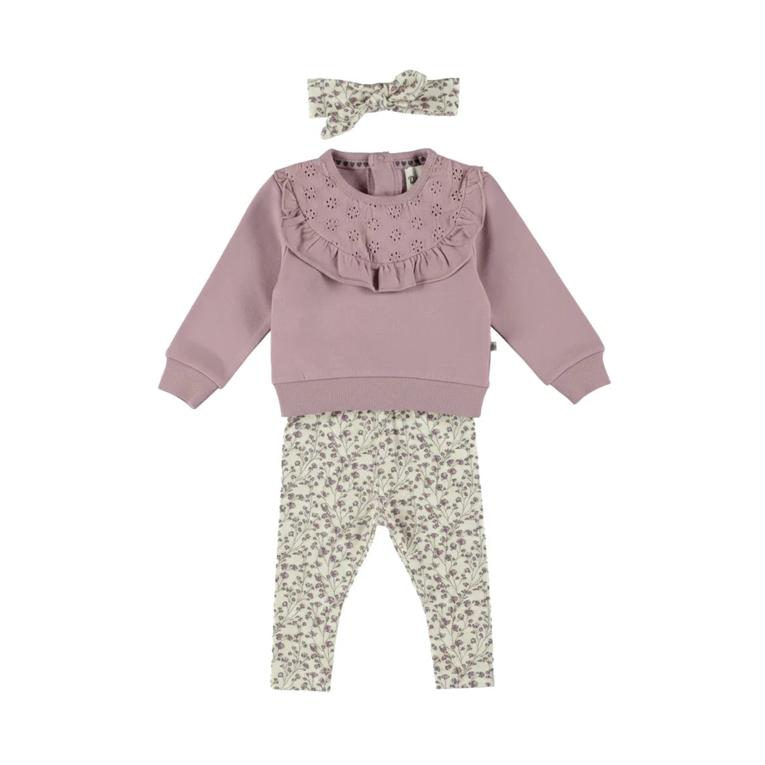 Dirkje Baby Girls Sweater & Leggings 3-Piece Set