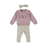 Dirkje Baby Girls Sweater & Leggings 3-Piece Set