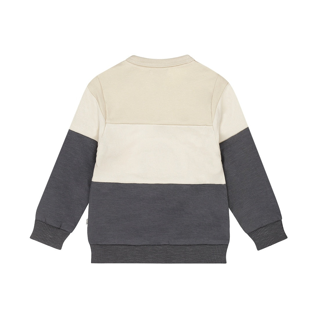 Dirkje Baby Boys Three-Tone Block Crew Sweater