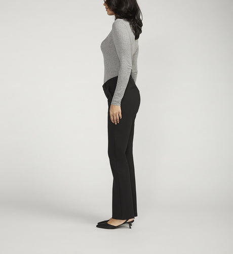 Jag Women's Alayne Mid Rise Dress Pant - Black