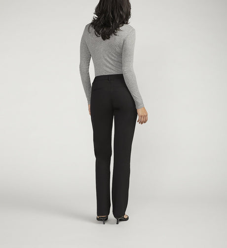 Jag Women's Alayne Mid Rise Dress Pant - Black