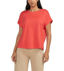 Jag Women's Drapey Luxe T-Shirt - Salsa
