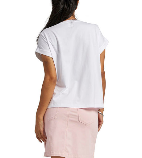Jag Women's Drapey Luxe T-Shirt - White