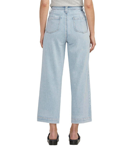 Jag Women's Sophia Wide Leg Crop Jeans - Blue