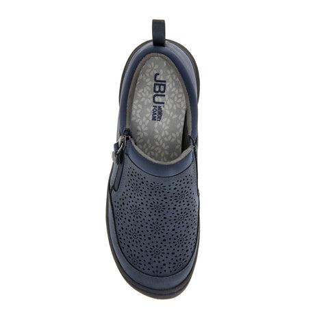 JBU Women's Avery Vegan Leather Zip Shoes - Grey