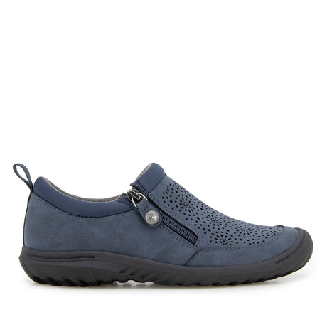 JBU Women's Avery Vegan Leather Zip Shoes - Grey