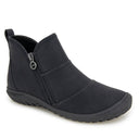 JBU Women's Piper Zip Vegan Nubuck Boots - Black