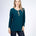 Julia Divina Women's 3/4 Sleeve Top - Teal