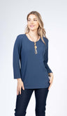 Julia Divina Women's 3/4 Sleeve Top - A&M Clothing & Shoes - Westlock