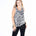 Julia Divina Women's Layered Tank - Black/White