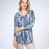 Julia Divina Women's Petite 3/4 Sleeve Top - A&M Clothing and Shoes