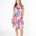 Julia Divina Women's Petite Fit N Flare Dress - Multi