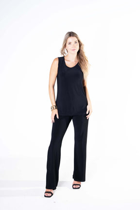 Julia Divina Women's Petite Pant - Black
