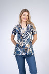 Julia Divina Women's Short Sleeve Top - A&M Clothing and Shoes