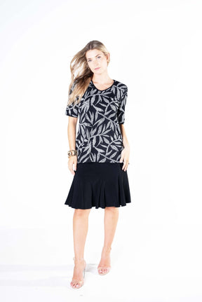 Julia Divina Women's Tulip Skirt - Black