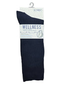 Key Wellness Men's Non-elastic Socks - Navy