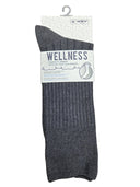 Key Wellness Men's Non-elastic Socks - Charcoal