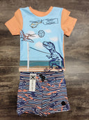 Kids Boys Northcoast 2PC Rashguard Set - Coral