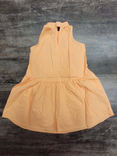 Kids Girls Romy And Aksel Poplin Dress - Apricot