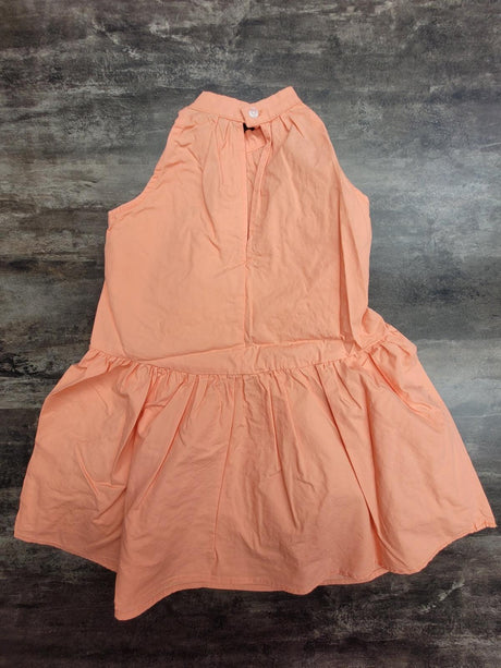 Kids Girls Romy And Aksel Poplin Dress - Lobster