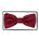 Knotz Men's Poly/Silk Bow Tie - Red