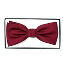 Knotz Men's Poly/Silk Bow Tie - Red