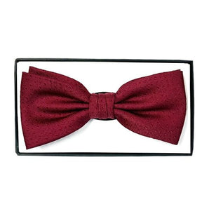 Knotz Men's Poly/Silk Bow Tie - Red