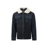 Koko Noko Kids Boys Zip-Up Faux Sherpa Collar Jacket
