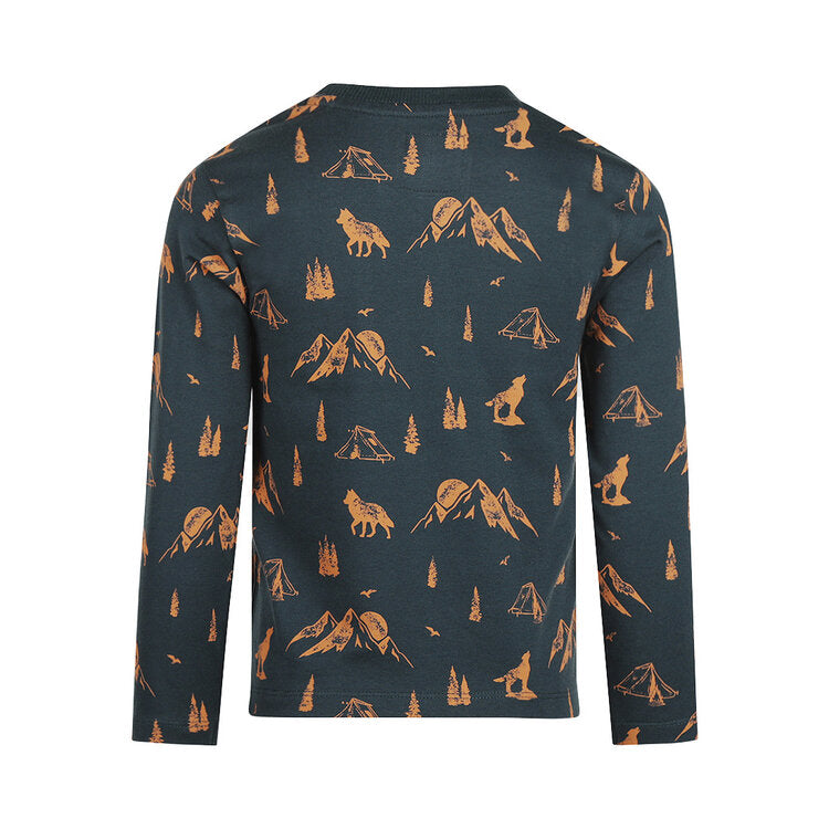 Koko Noko Kids Boys Long Sleeve Pocket T-Shirt