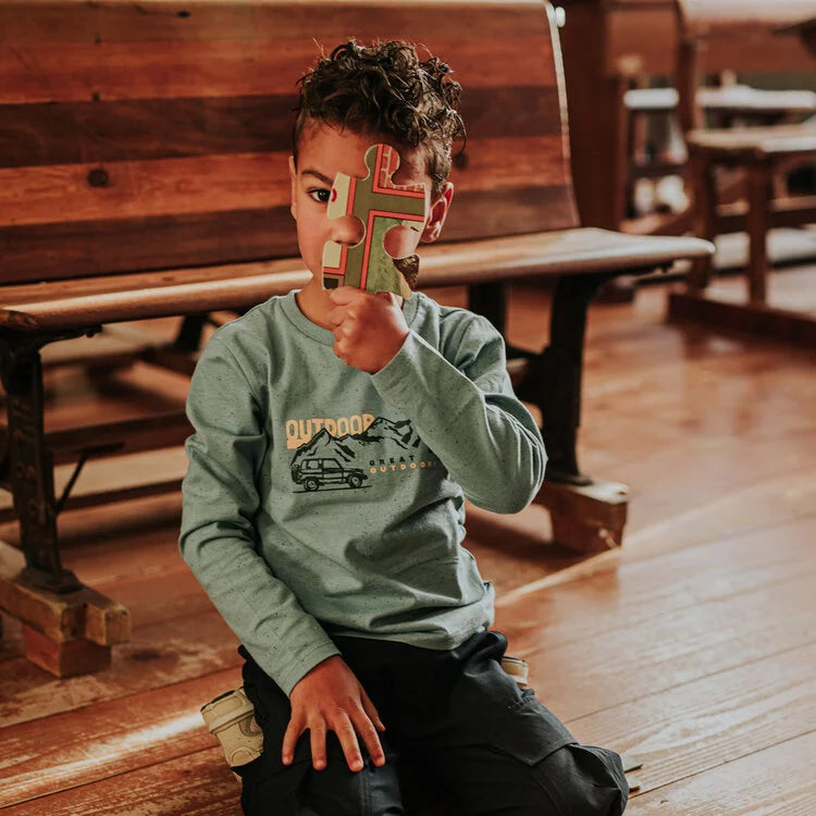 Koko Noko Kids Boys Long Sleeve Graphic T-Shirt