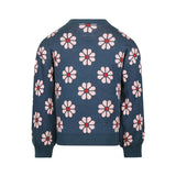 Koko Noko Kids Girls Flower Long Sleeve Sweater