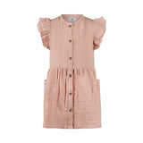 Koko Noko Kids Girls Ruffle Sleeve Button Up Dress