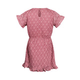 Koko Noko Kids Girls Side Tie Ruffle Dress