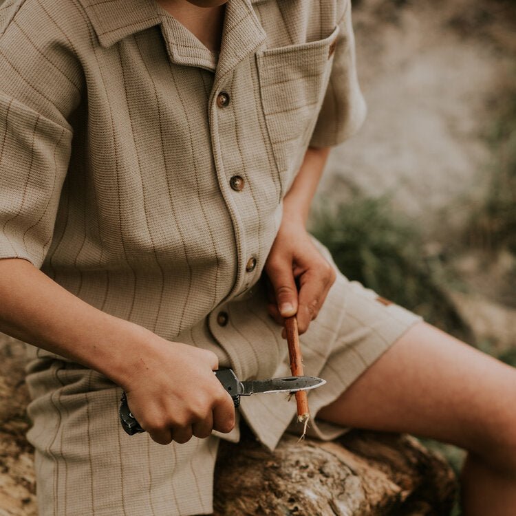 Koko Noko Kids Boys 2 - Piece Shirt & Shorts Set - A&M Clothing & Shoes