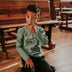Koko Noko Kids Boys Long Sleeve Graphic T-Shirt - Dusty Turquoise