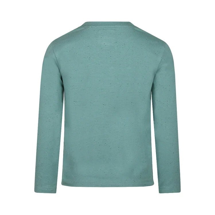 Koko Noko Kids Boys Long Sleeve Graphic T-Shirt - Dusty Turquoise