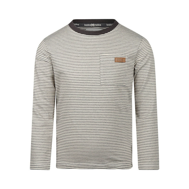 Koko Noko Kids Boys Long Sleeve T-Shirt - Asphalt