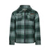 Koko Noko Kids Boys Long Sleeve Zip-Up Shirt - Green Gables