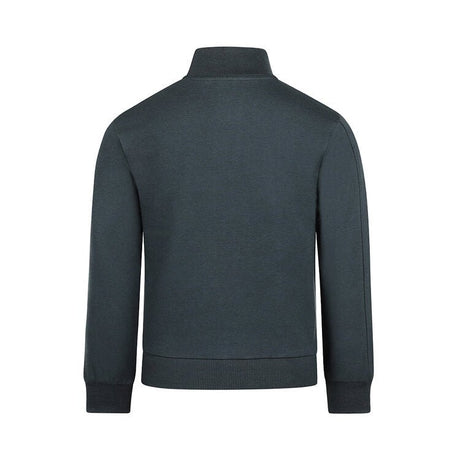 Koko Noko Kids Boys Zip-Up Collar Sweater - Steel Blue