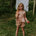 Koko Noko Kids Girls 2-Piece Ruffle Tank & Shorts Set - Smokey Pink