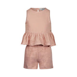 Koko Noko Kids Girls 2 - Piece Ruffle Tank & Shorts Set - A&M Clothing & Shoes